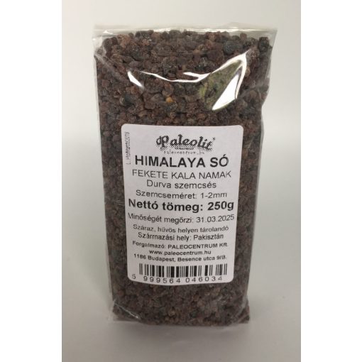 Himalaya só fekete 250g durva (1-2mm) Kala Namak