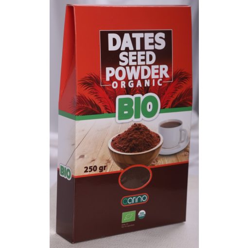 BIO Datolya kávé (datolya mag por) 250g Carino papír dobozban