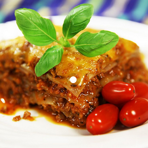 Lasagne NoCarb módra