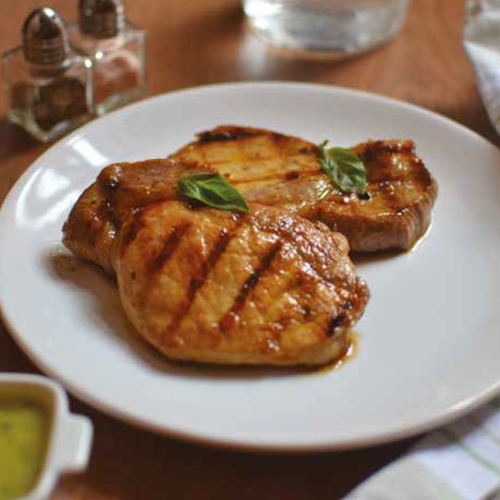 lime-os bazsalikomos grill sertéskaraj