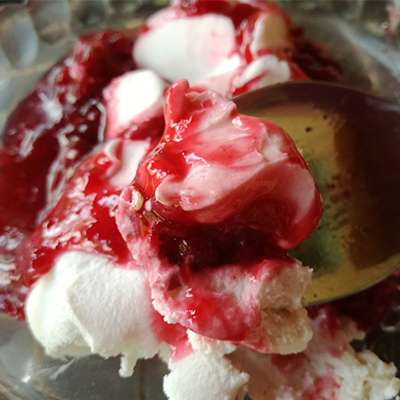 Meggyes kókuszjoghurt fagyi