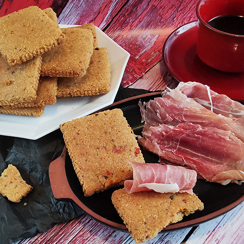 Parmezános keksz