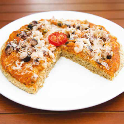 Tenger gyümölcsei pizza