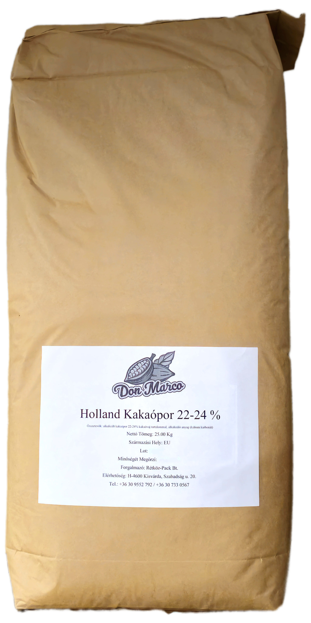 Kakaópor 22-24% holland 25kg lédig Kakaópor 22-24% holland 25kg lédig