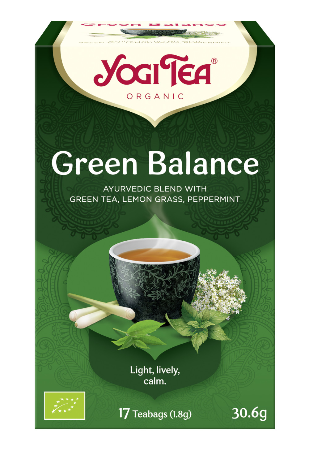 Zöld tea egyensúly BIO 17x1,8g Yogi Zöld tea egyensúly BIO 17x1,8g Yogi