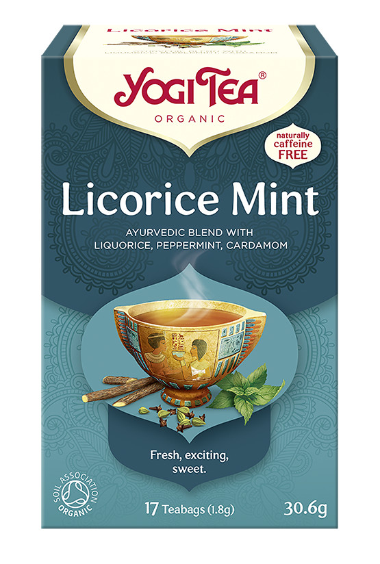 Édesgyökér tea mentával BIO 17x1,8g Yogi Édesgyökér tea mentával BIO 17x1,8g Yogi