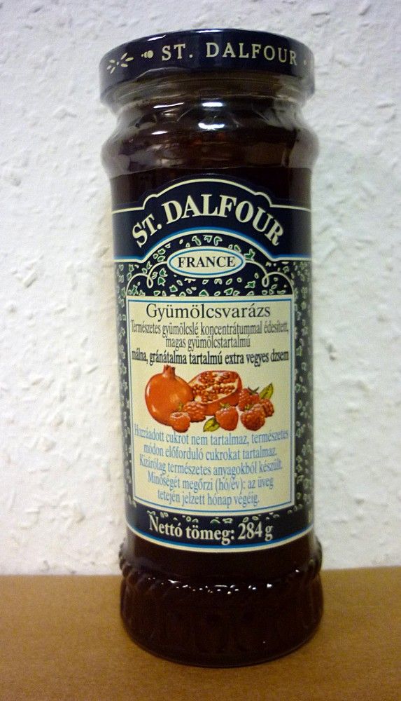 Málna-gránátalma dzsem 284g St. Dalfour Málna-gránátalma dzsem 284g St. Dalfour