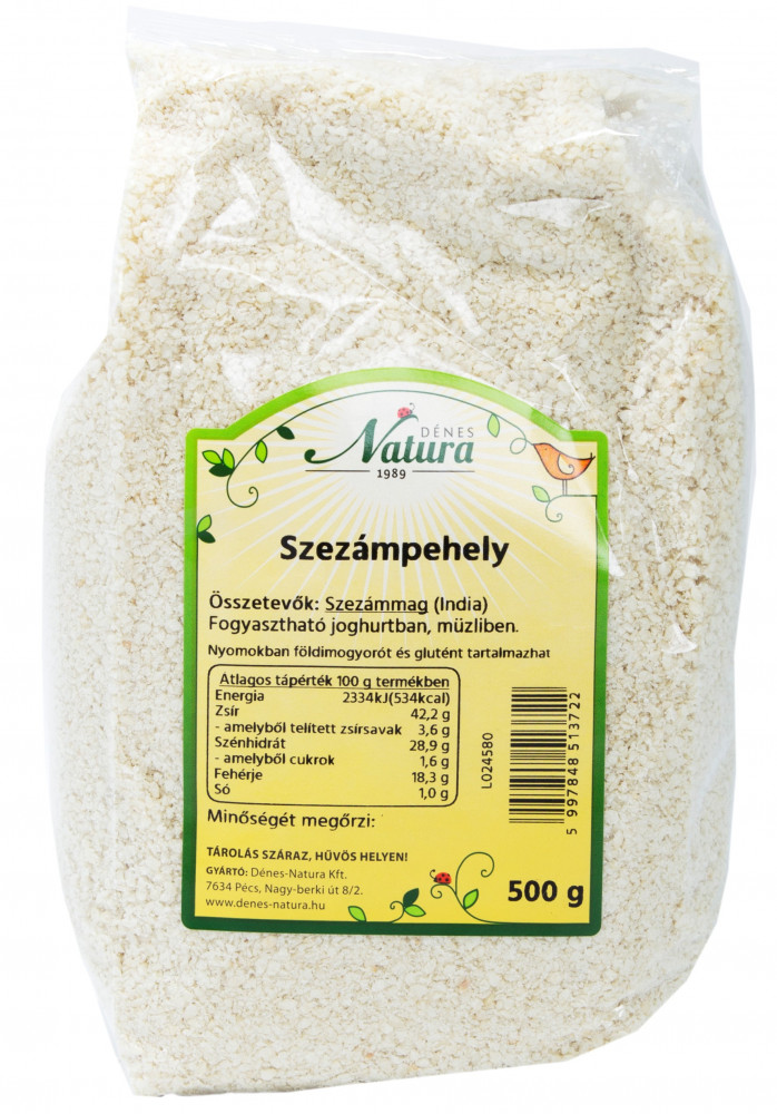 Szezámpehely 500g Natura Szezámpehely 500g Natura