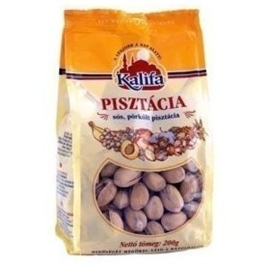 Pisztácia héjas, sós-pörkölt 200g Kalifa Pisztácia héjas, sós-pörkölt 200g Kalifa