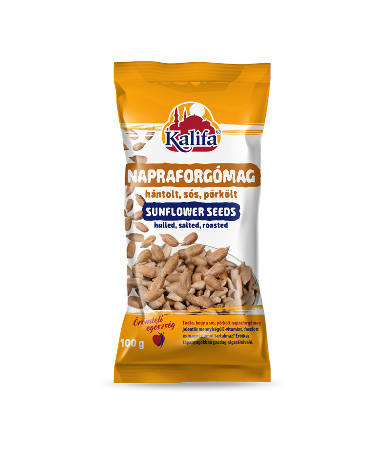 Napraforgó hántolt (sós, pörk) 100g Kalifa Napraforgó hántolt (sós, pörk) 100g Kalifa