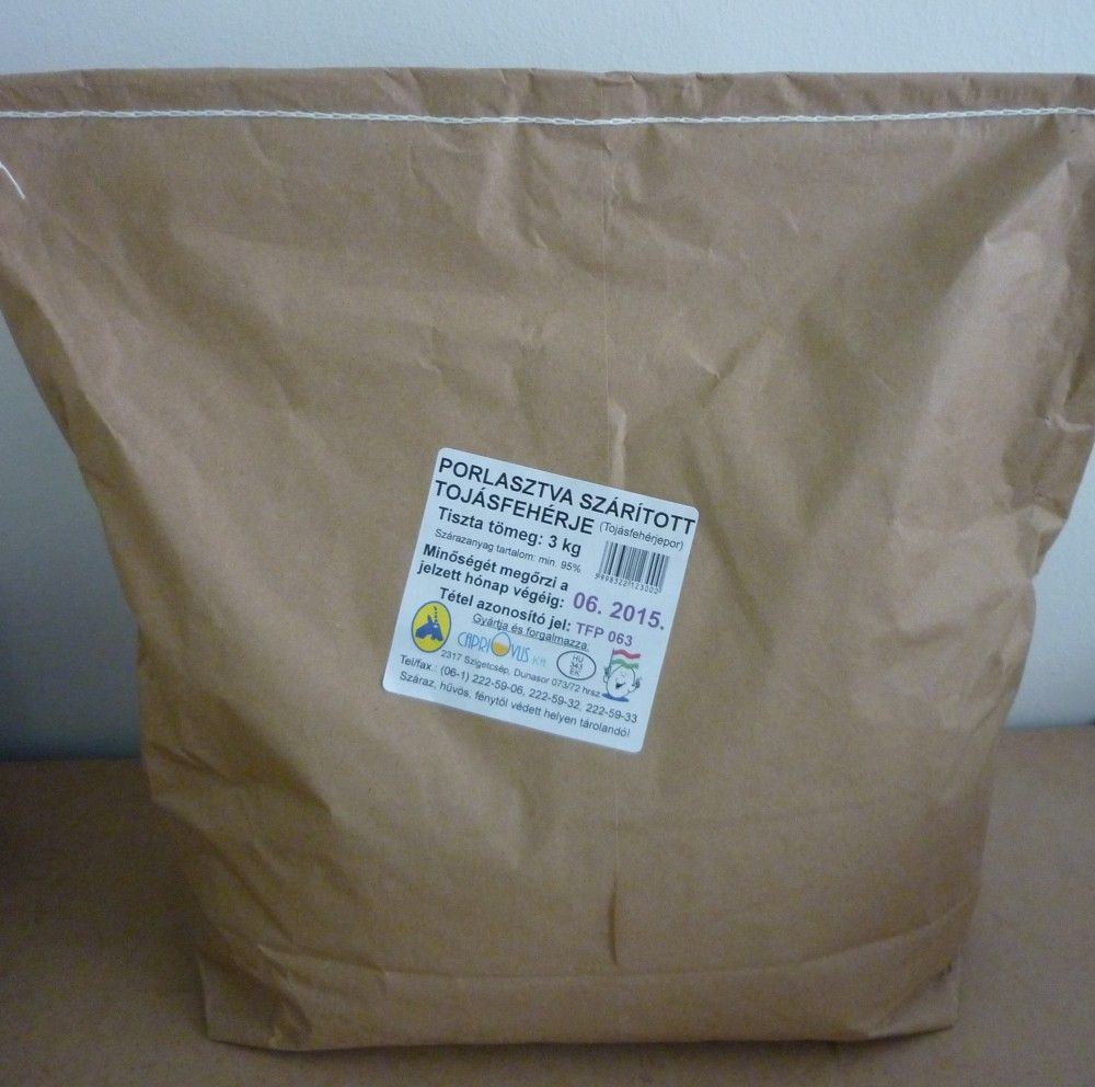 Tojásfehérje por 3kg Capriovus Tojásfehérje por 3kg Capriovus