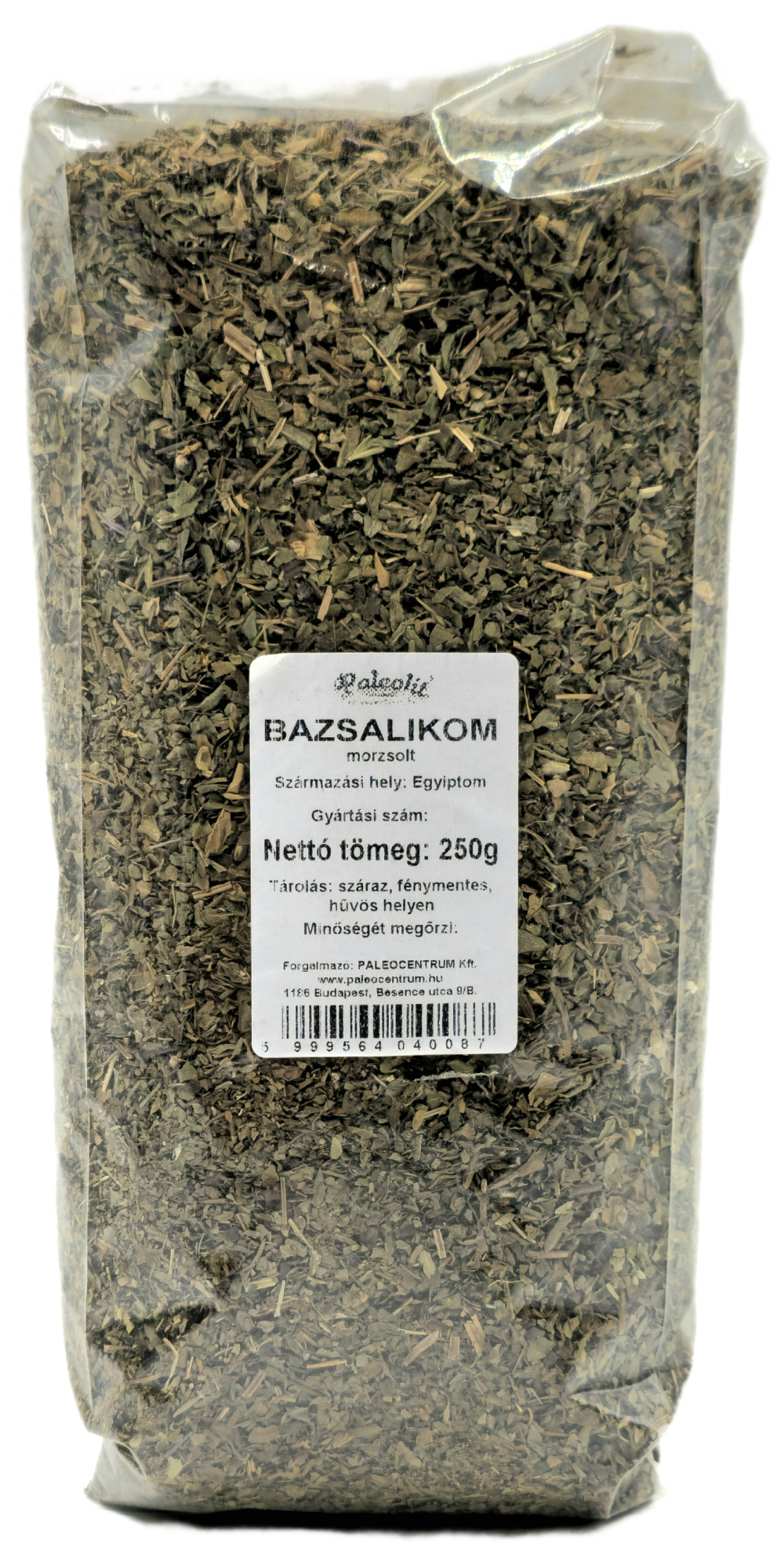 Bazsalikom morzsolt 250g Paleolit Bazsalikom morzsolt 250g Paleolit