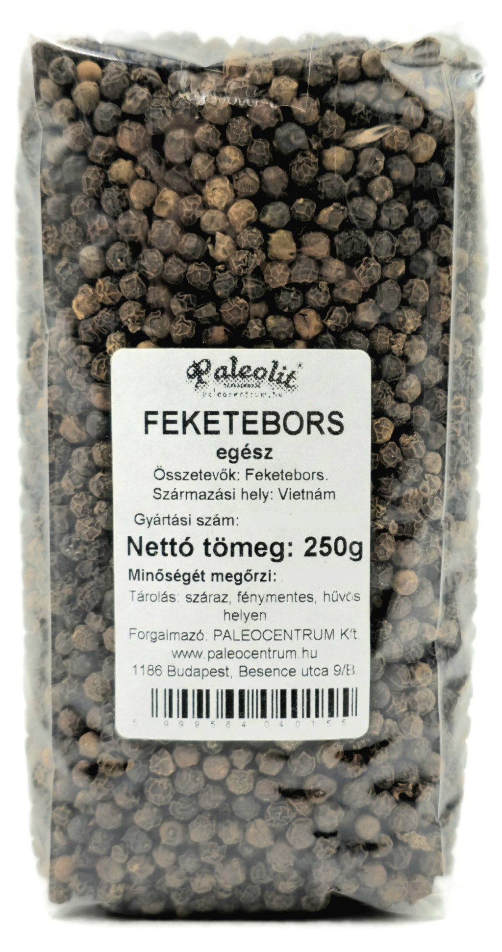 Feketebors szemes 250g Paleolit Feketebors szemes 250g Paleolit