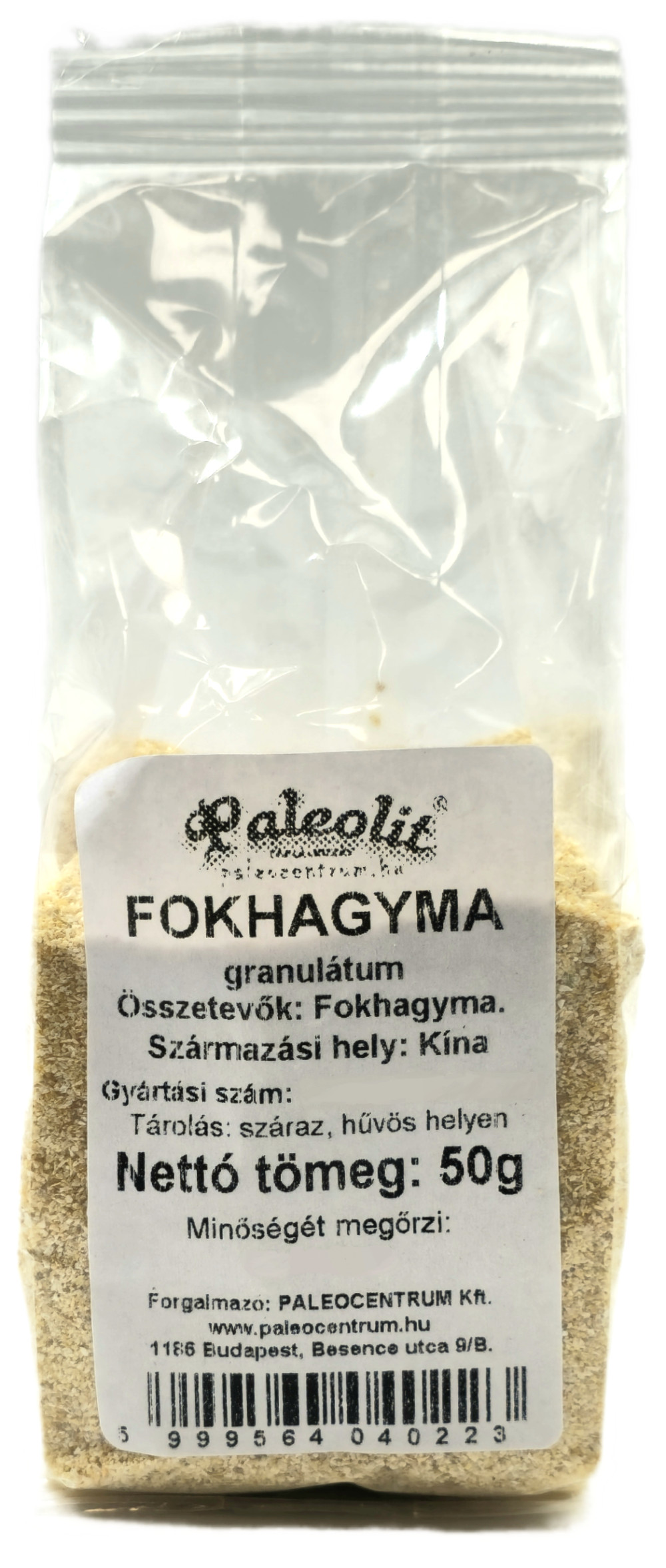 Fokhagyma granulátum 50g Paleolit Fokhagyma granulátum 50g Paleolit