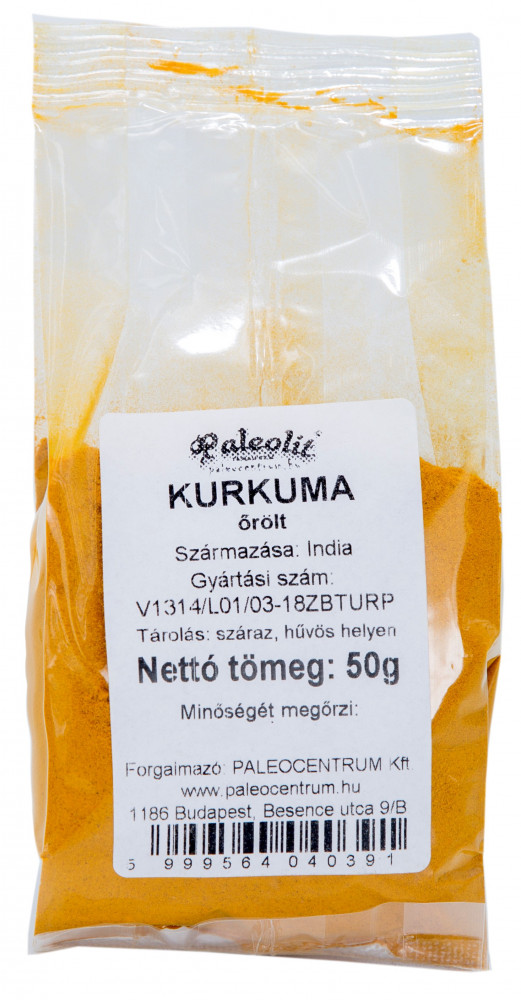 Kurkuma őrölt 50g Paleolit Kurkuma őrölt 50g Paleolit