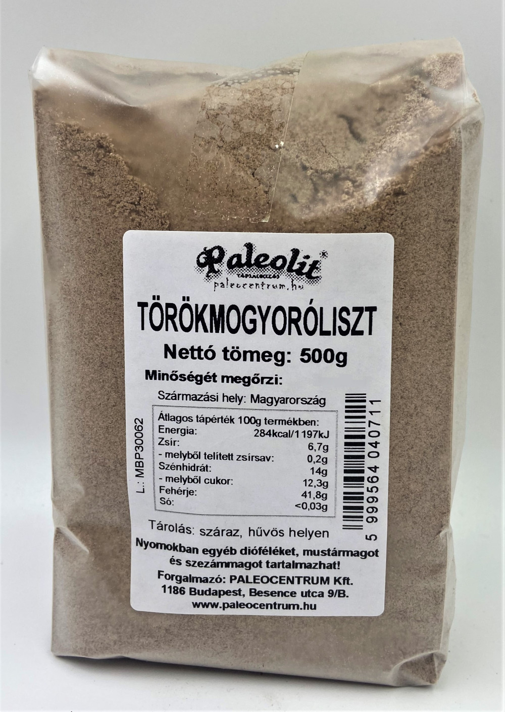 Törökmogyoróliszt 500g Paleolit Törökmogyoróliszt 500g Paleolit