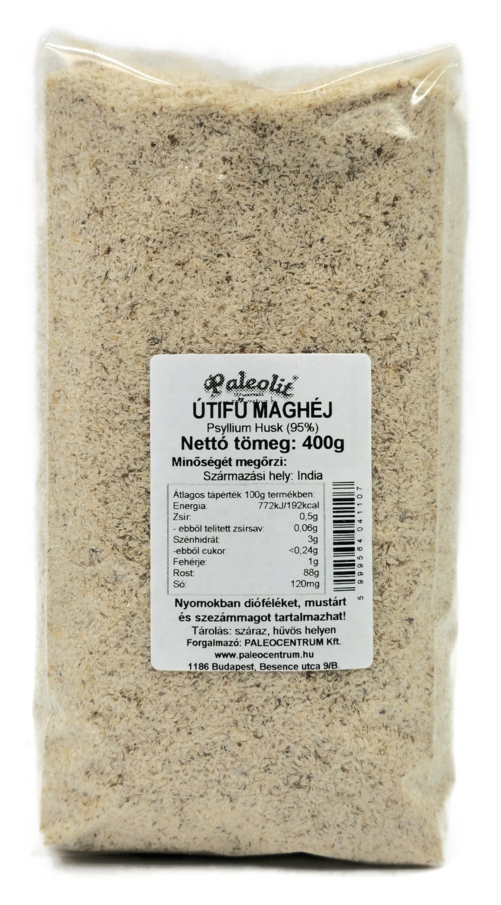 Útifű maghéj (P Husk) 95% 400g Paleolit Útifű maghéj (P Husk) 95% 400g Paleolit
