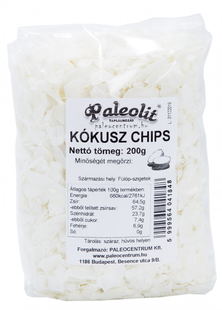 Kókusz chips 200g Paleolit Kókusz chips 200g Paleolit