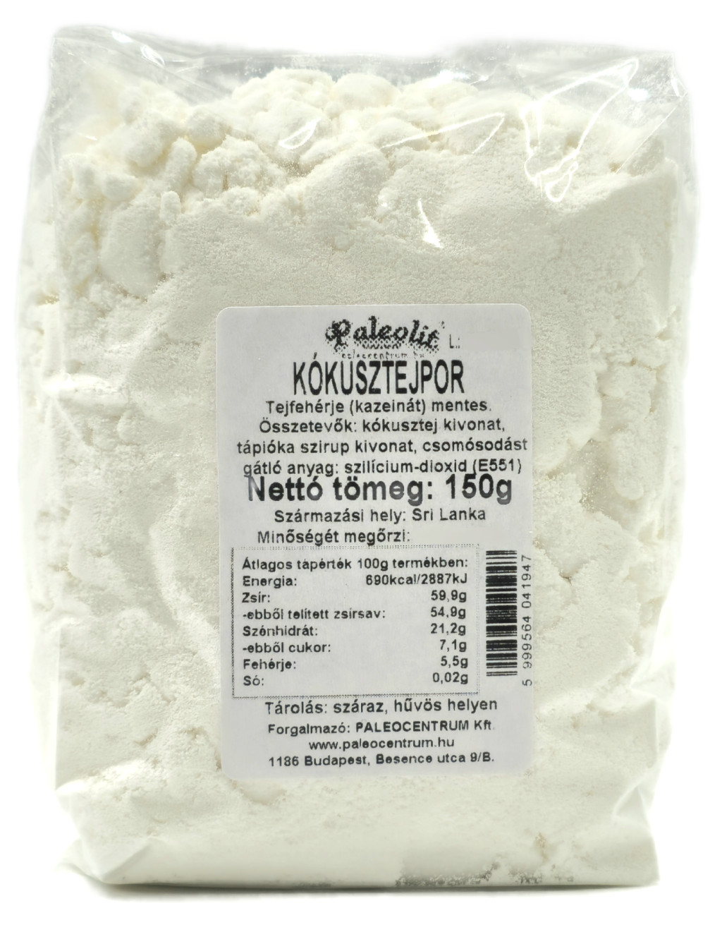 Kókusztejpor 150g Paleolit Kókusztejpor 150g Paleolit