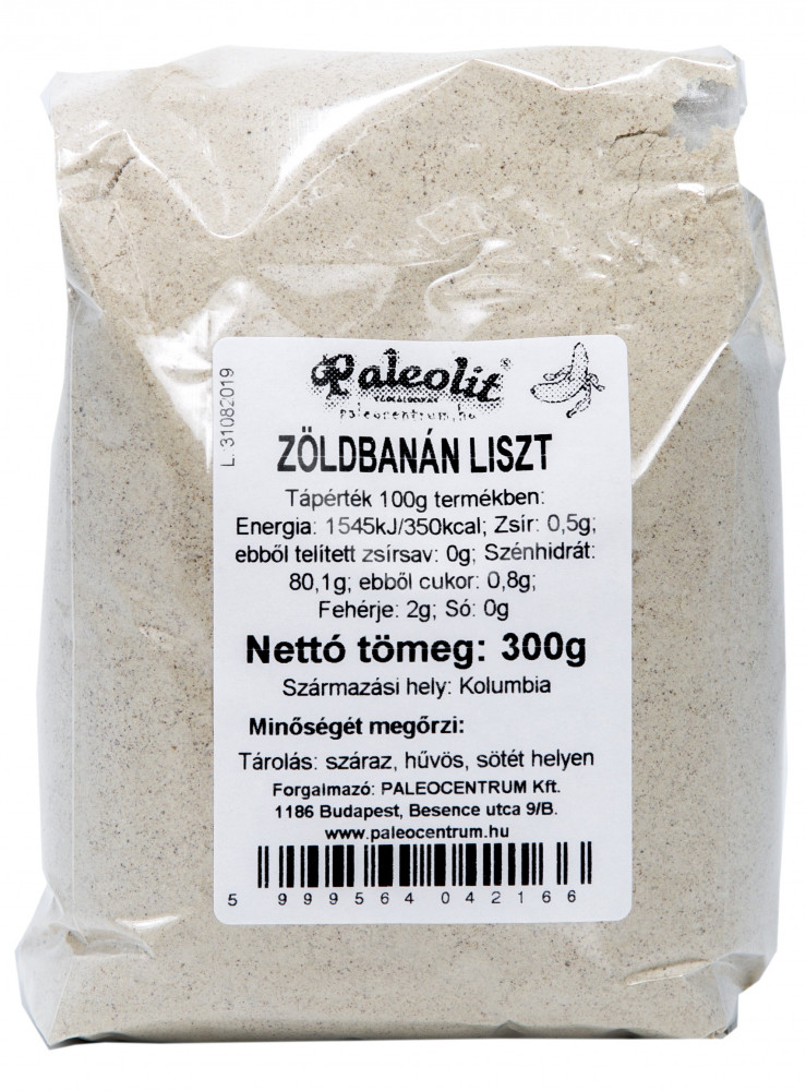 Zöldbanán liszt 300g Paleolit Zöldbanán liszt 300g Paleolit