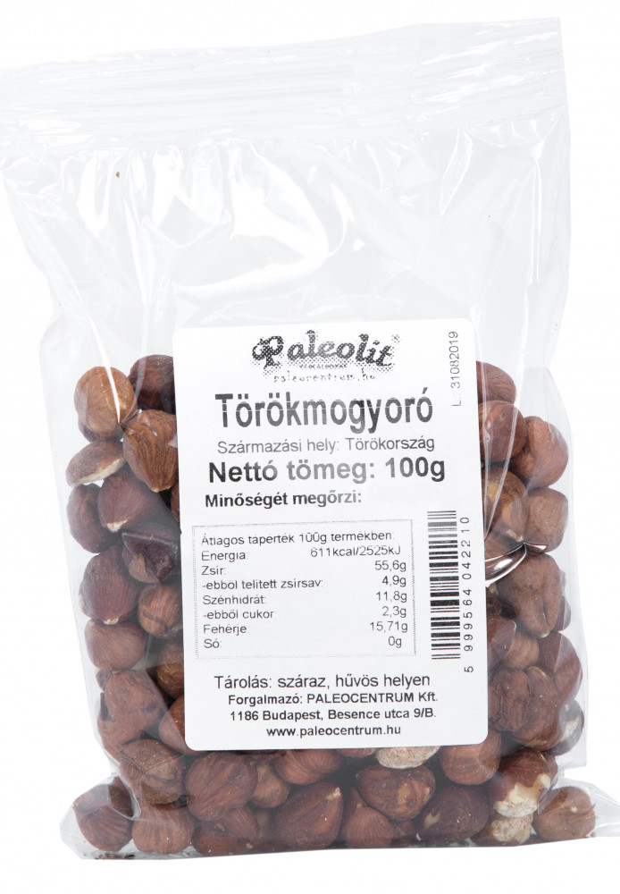 Törökmogyoró héjas 100g Paleolit Törökmogyoró héjas 100g Paleolit