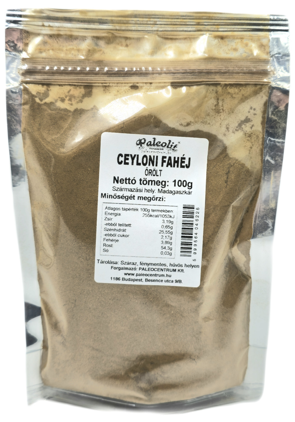 Ceyloni fahéj őrölt 100g Paleolit Ceyloni fahéj őrölt 100g Paleolit