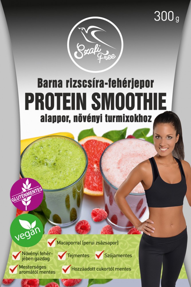 Barna rizscsíra-fehérje protein smoothie 300g Szafi Free Barna rizscsíra-fehérje protein smoothie 300g Szafi Free