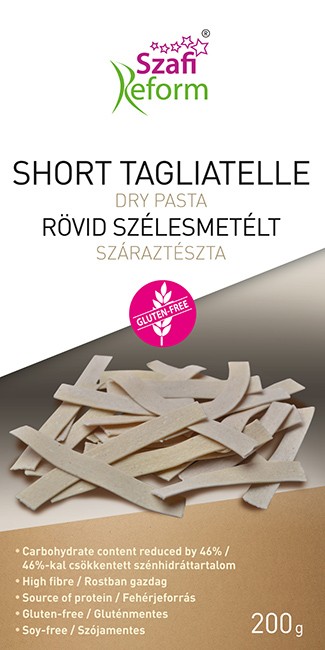 Rövid szélesmetélt száraztészta 200g Szafi Reform Rövid szélesmetélt száraztészta 200g Szafi Reform