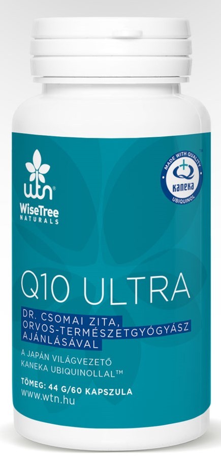 Q10 ultra 60 kapszula Wise Tree Natural Kaneka ubiquinollal Q10 ultra 60 kapszula Wise Tree Natural Kaneka ubiquinollal