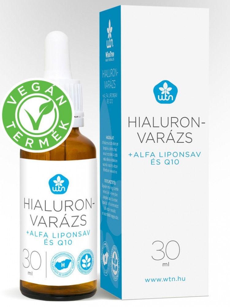 Hialuronvarázs 30ml Wise Tree Natural + Alfa liponsav és Q10 Hialuronvarázs 30ml Wise Tree Natural + Alfa liponsav és Q10