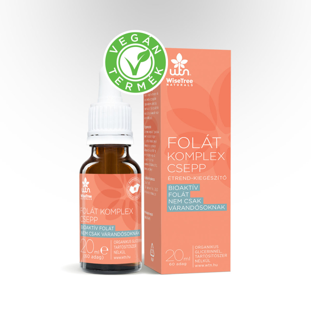 Folát komplex csepp 20 ml Wise Tree Nat Folát komplex csepp 20 ml Wise Tree Nat