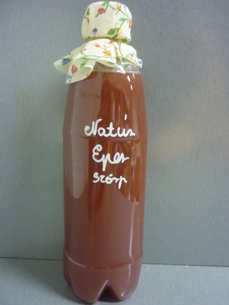 Eper szörp 500ml natúr Eper szörp 500ml natúr
