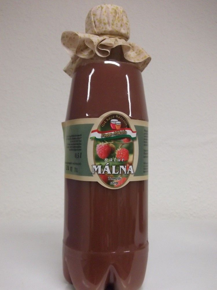 Málna szörp 500ml natúr Málna szörp 500ml natúr