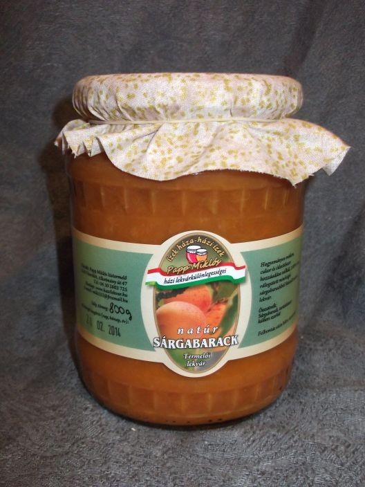 Sárgabarack lekvár 800g natúr Sárgabarack lekvár 800g natúr
