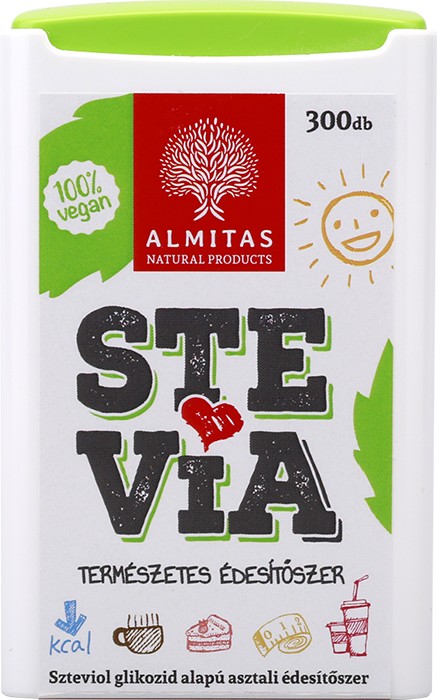 Stevia tabletta 300db Almitas Stevia tabletta 300db Almitas
