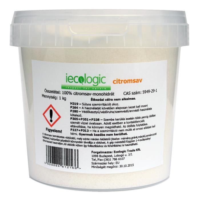Citromsav 1kg iecologic Citromsav 1kg iecologic