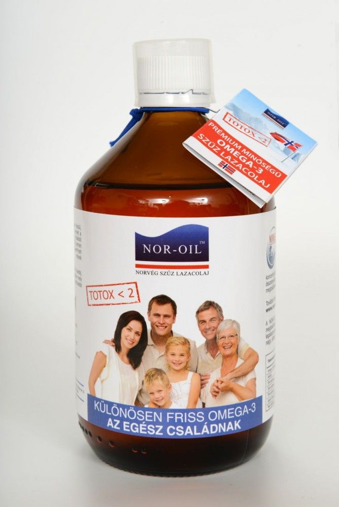 Szűz lazacolaj családi 500ml Nor-Oil Szűz lazacolaj családi 500ml Nor-Oil