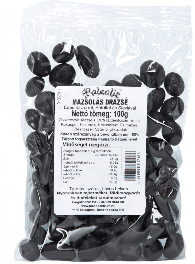 Mazsolás drazsé 100g Paleolit Mazsolás drazsé 100g Paleolit