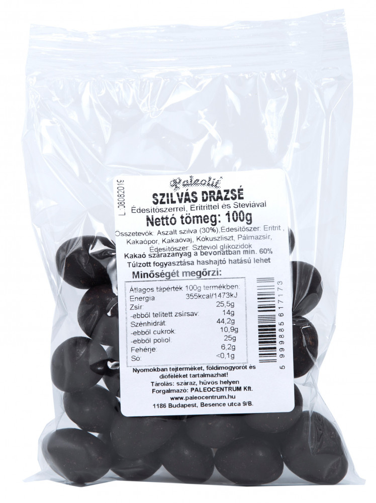 Szilvás drazsé 100g Paleolit Szilvás drazsé 100g Paleolit
