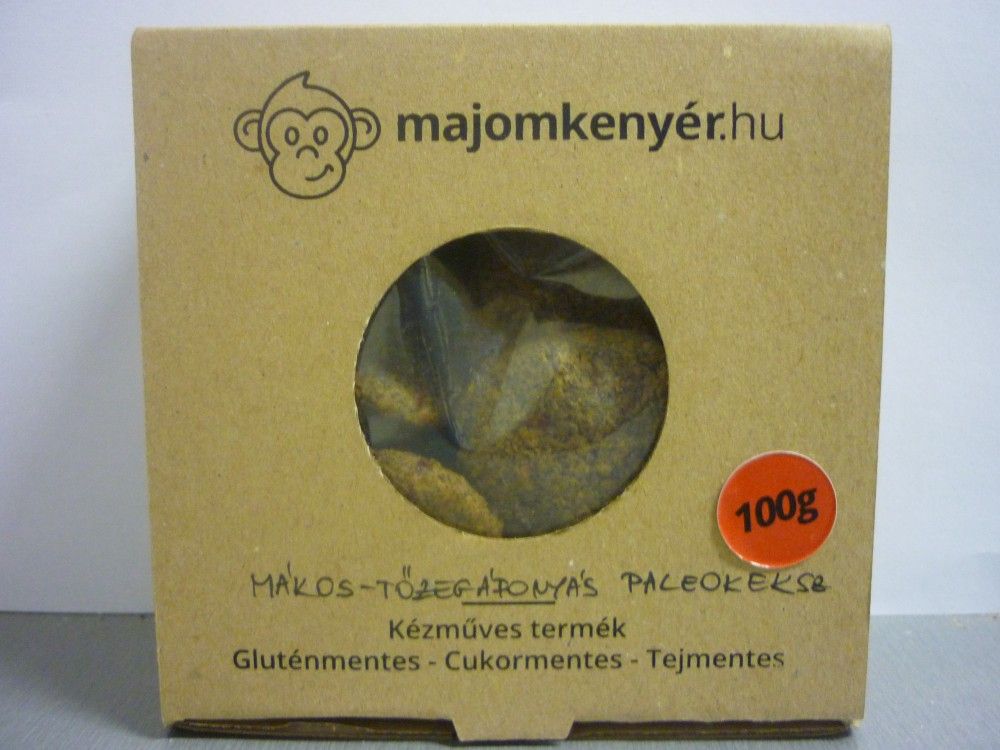Mákos-tőzegáfonyás paleokeksz 100g Mákos-tőzegáfonyás paleokeksz 100g