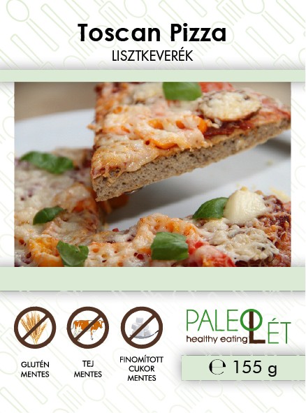 Toscan Pizza lisztkeverék 155g PaleoLét Toscan Pizza lisztkeverék 155g PaleoLét