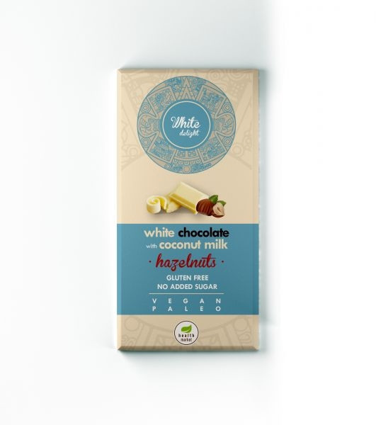 White Delight mogyorós fehércsoki 80g Health Market White Delight mogyorós fehércsoki 80g Health Market