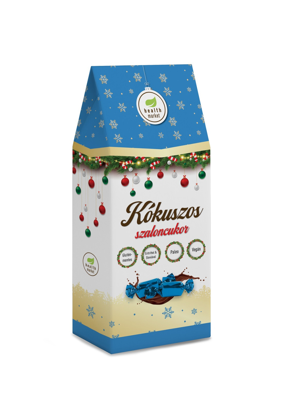 Kókuszos szaloncukor 450g EgészségMarket Kókuszos szaloncukor 450g EgészségMarket