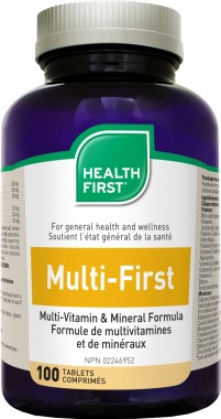 Multi-First multivitamin és ásvány Health First Multi-First multivitamin és ásvány Health First