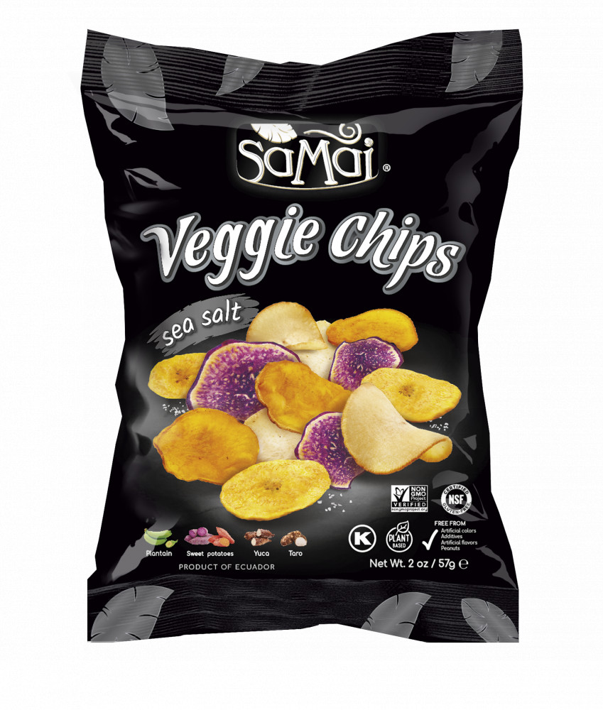 Rainforest zöldség chips tengeri sós 57g SAMAI Rainforest zöldség chips tengeri sós 57g SAMAI